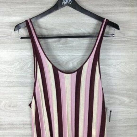 Leith Stripe Fit & Flare tank Sweater Dress size 4X - Picture 5 of 8